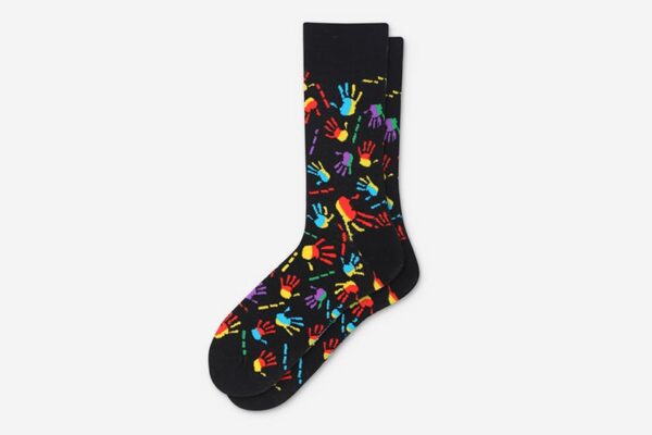 Cool Palm Pattern Hip Hop Combed Cotton Socks Gallery Custom